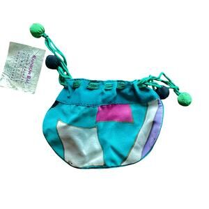 Vintage Pure Silk Jewelry Bag